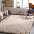 Load image into Gallery viewer, Siari Solid Oatmeal Shag Rug
