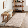 Load image into Gallery viewer, Siari Solid Oatmeal Shag Rug
