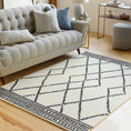 Load image into Gallery viewer, Tamayo Cream&Black Wool Rug
