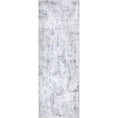 Load image into Gallery viewer, Abstract Evalina in Grey : Runner Rug
